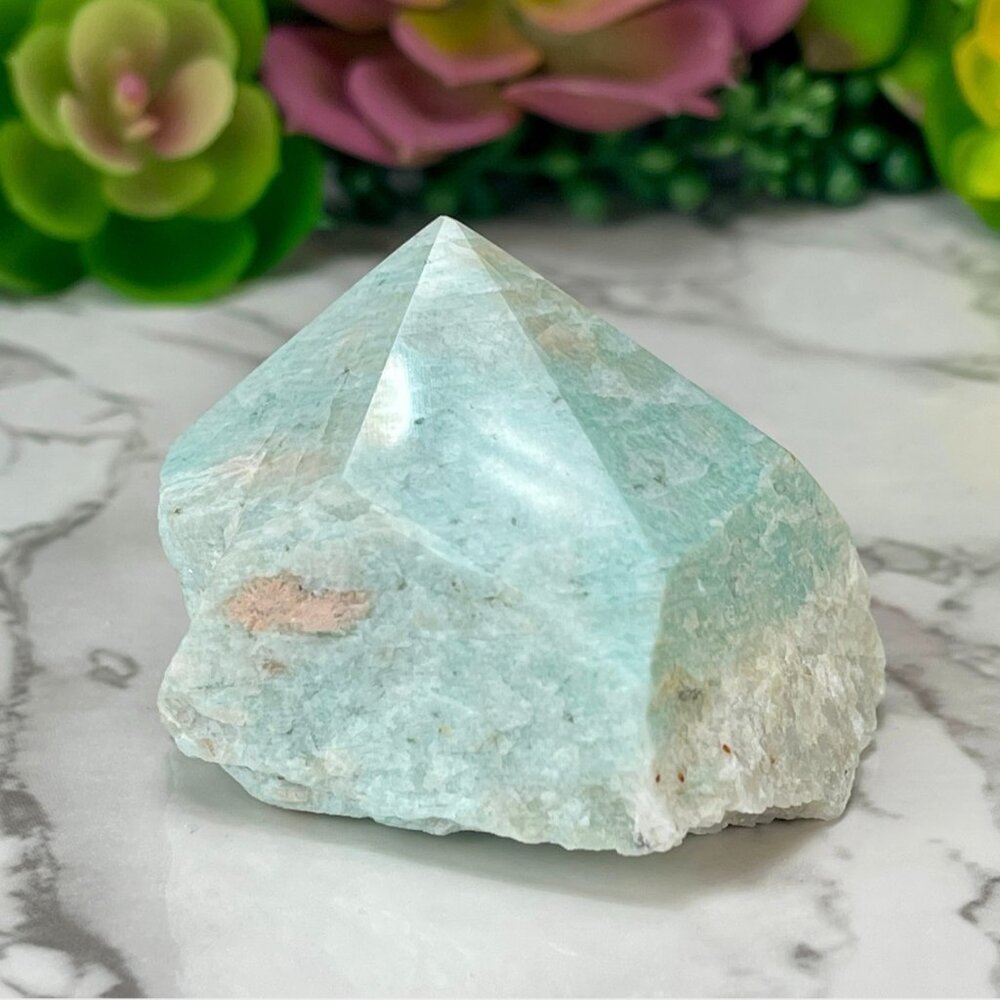 Amazonite Point Natural Sides, Amazonite Crystal, Crystal Gift, Crystal Decor #4